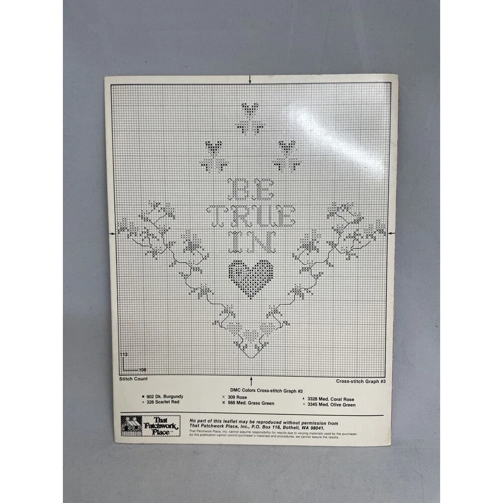Special Stitches Young Mans Fancy Quilt Cross Stitch Book LSS-5 Doheny 1984